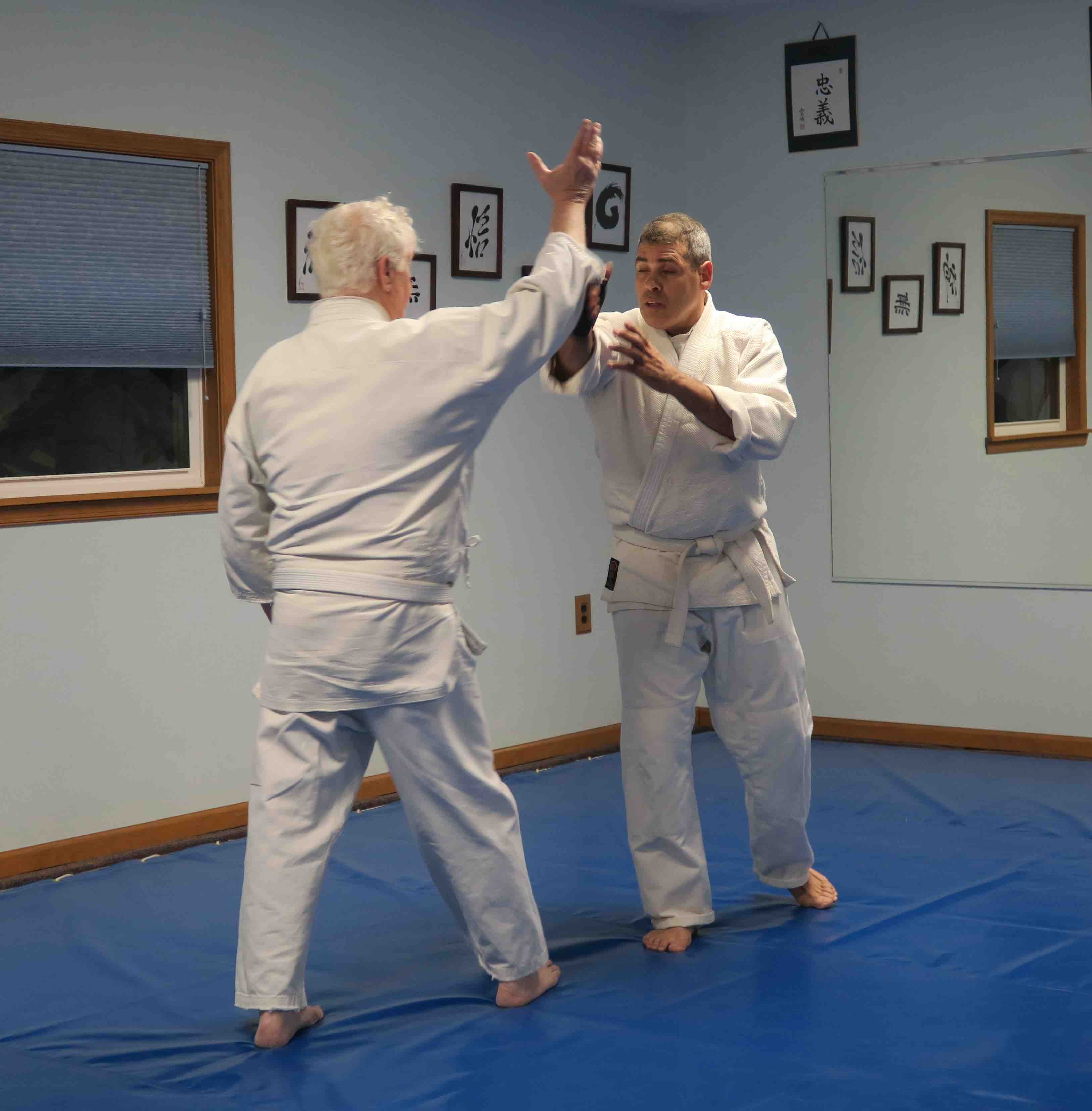 Students practicing at Prairie Aikikai