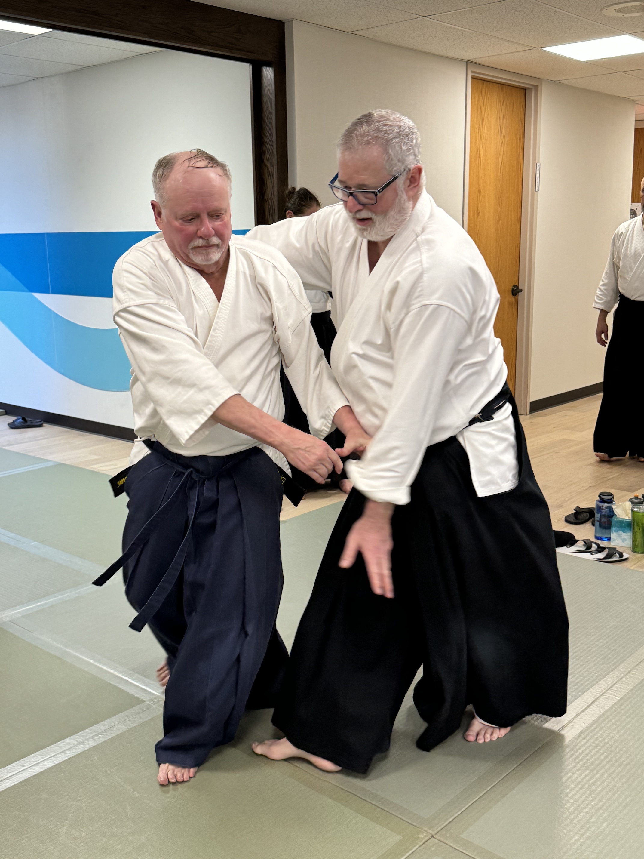 Students practicing at Prairie Aikikai