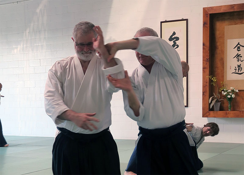 Students practicing at Prairie Aikikai