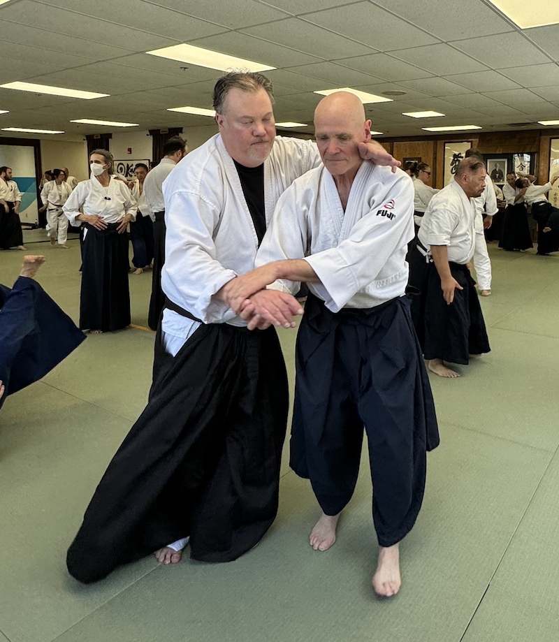 Students practicing at Prairie Aikikai